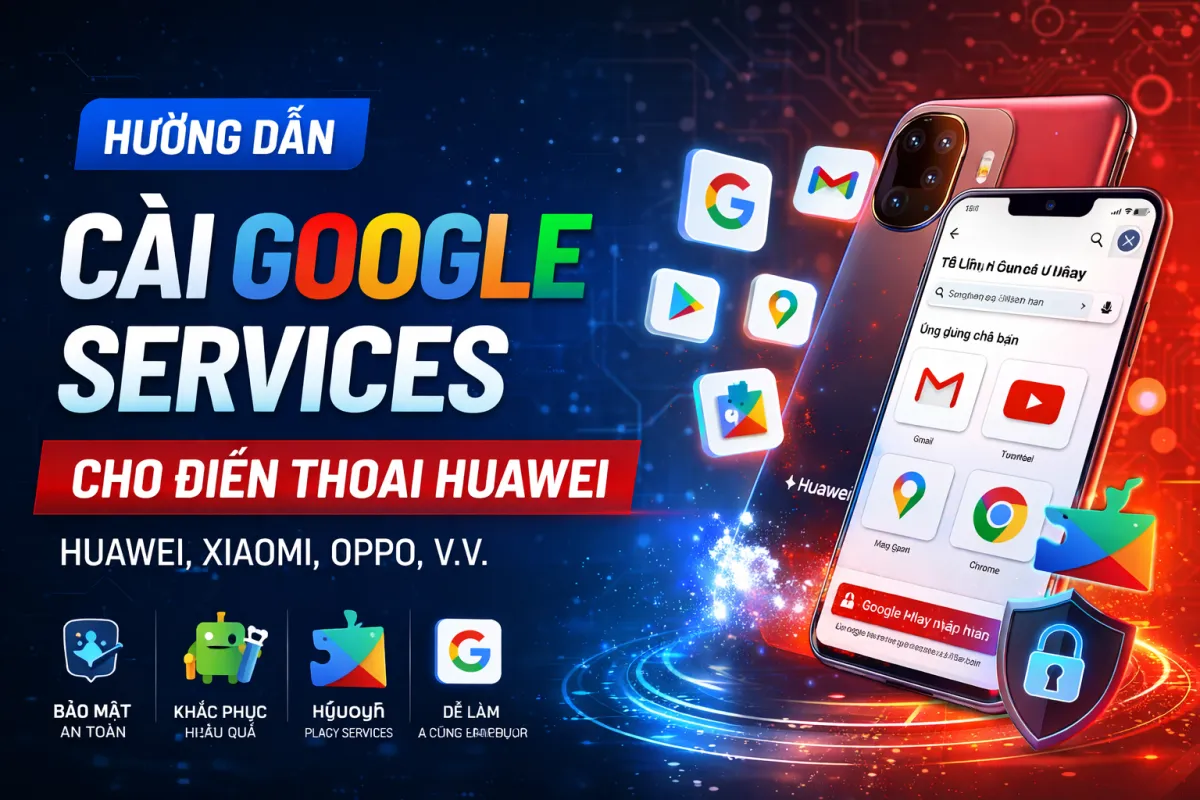 Install Google Services on Huawei